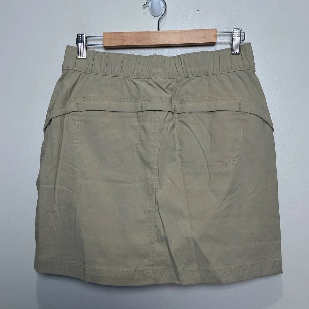 Eddie Bauer Skort Women 10 Tan Travex Skirt Hiking Golf Activewear Outdoor